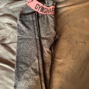 Gymshark flattering gray and pink legging